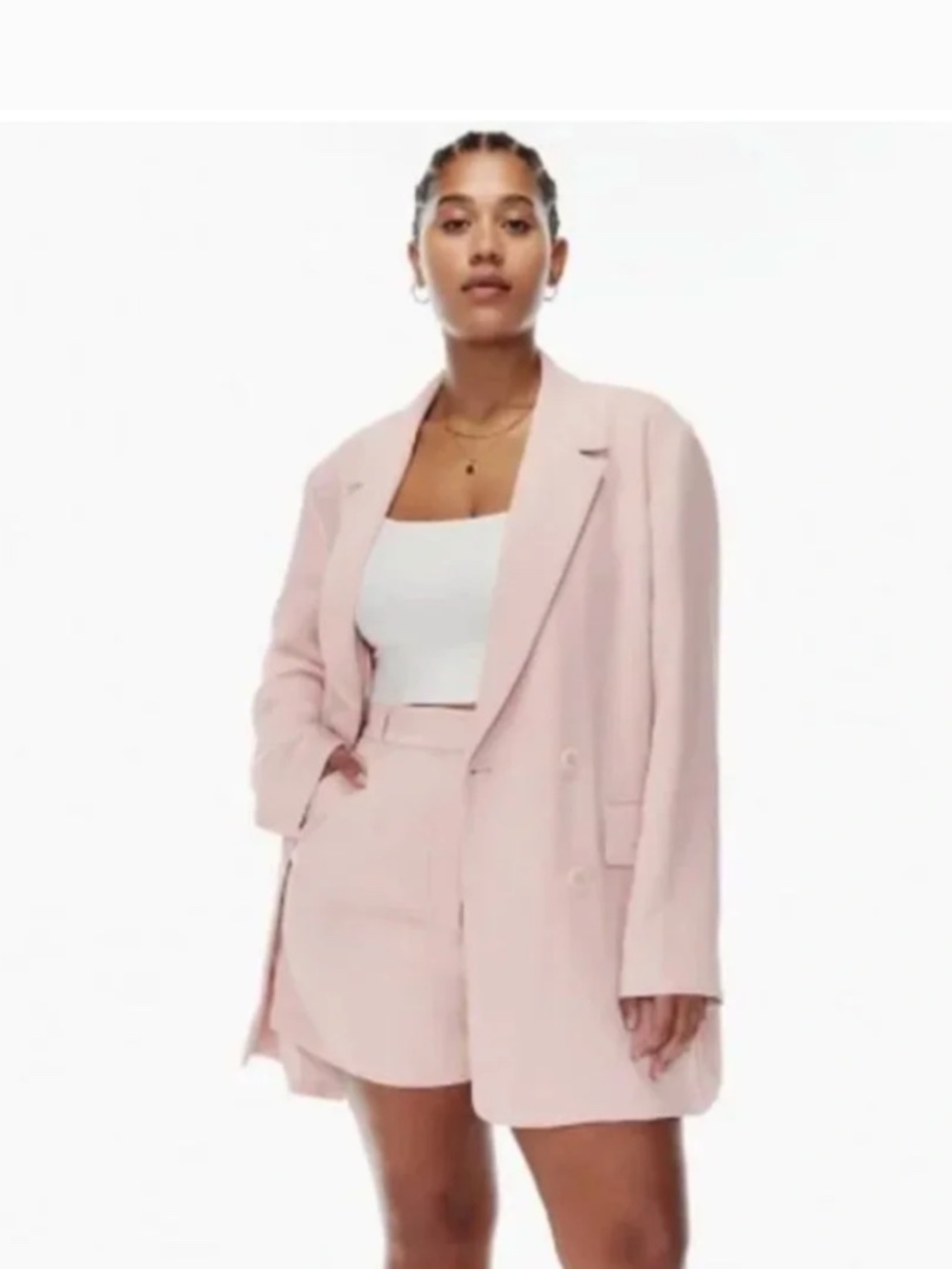 Aritzia Cherrelle Oversized Double Breasted Blazer Size Small